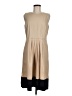 Talbots Solid Tan Casual Dress Size 8 - photo 1