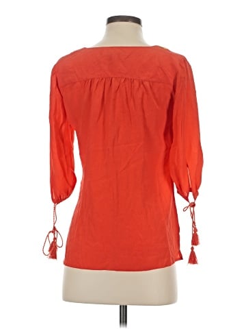Trina Turk 3/4 Sleeve Silk Top (view 2)