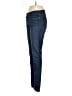 Eileen Fisher Solid Blue Jeans Size 6 - photo 5