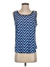 Mine Blue Sleeveless Blouse Size S - photo 1