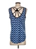Mine Blue Sleeveless Blouse Size S - photo 2