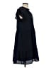 Joy Joy 100% Polyester Solid Blue Casual Dress Size S - photo 4