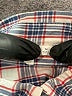 Gap 100% Cotton Plaid Blue Long Sleeve Button-Down Shirt Size M - photo 7