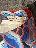 Rhode 100% Viscose Floral Red Blue Casual Dress Size 6 - photo 7