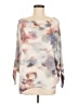 A. CALIN By Flying Tomato Floral Ivory Poncho Size M - photo 1