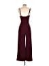 Trixxi Solid Burgundy Jumpsuit Size S - photo 2