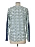 San Soleil Blue Long Sleeve Blouse Size L - photo 2