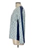 San Soleil Blue Long Sleeve Blouse Size L - photo 5