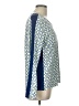 San Soleil Blue Long Sleeve Blouse Size L - photo 4