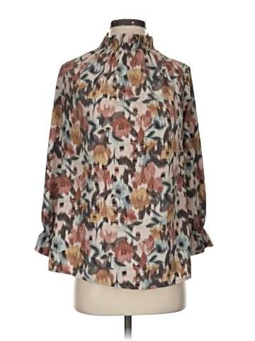 2 Hearts 3/4 Sleeve Blouse (view 1)