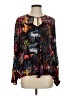 Vineet Bahl Black Long Sleeve Blouse Size XS - photo 1