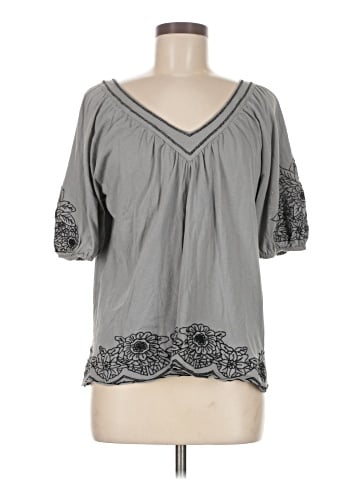 BCBGMAXAZRIA Short Sleeve Blouse (view 1)