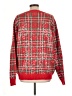 Bibi Plaid Red Pullover Sweater Size L - photo 2