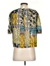 Weston 100% Rayon Yellow Short Sleeve Blouse Size XS - photo 2
