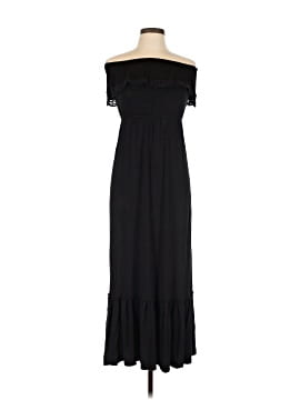 sleeve maxi dress for women Kloey Long Sleeve Knit Maxi Dress L | XL | Black | Womens