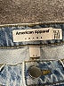 American Apparel Hearts Blue Jeans Size 26 waist - photo 7