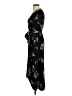 H&M 100% Polyester Floral Black Casual Dress Size 2 - photo 5