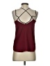 Express 100% Polyester Burgundy Sleeveless Top Size XXS - photo 2