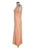 Audrey 3+1 100% Polyester Solid Tan Casual Dress Size M - photo 5