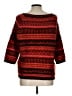 Ann Taylor LOFT Stripes Red Pullover Sweater Size L - photo 2
