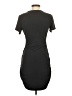 Express Solid Gray Casual Dress Size S - photo 2