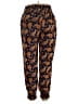 Shein 100% Polyester Paisley Orange Casual Pants Size L - photo 2