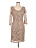 Onyx Nite Tan Cocktail Dress Size 10 - photo 1