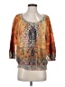 Chico's Orange 3/4 Sleeve Blouse Size S - photo 1