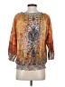 Chico's Orange 3/4 Sleeve Blouse Size S - photo 2