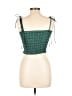 Reset 100% Polyester Green Sleeveless Blouse Size S - photo 2