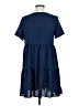 Unbranded Solid Blue Casual Dress Size M - photo 2