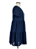 Unbranded Solid Blue Casual Dress Size M - photo 4