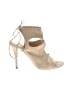 Aquazzura Ivory Tan Heels Size EU 37 1/2 - photo 1