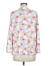 WallpapHER Print Pink Long Sleeve Blouse Size M - photo 2