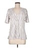 La Mer Luxe Silver Short Sleeve T-Shirt Size M - photo 1