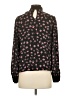 CeCe 100% Polyester Black Long Sleeve Blouse Size XS - photo 2