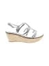 Stuart Weitzman Silver Sandals Size 5 1/2 - photo 1
