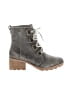 Sorel Gray Brown Ankle Boots Size 8 - photo 1