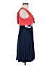 Soprano Color Block Blue Cocktail Dress Size M - photo 4