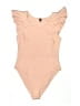 Shein Tan Pink Bodysuit Size L - photo 1