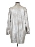 Zara Basic Metallic Silver Coat Size M - photo 2
