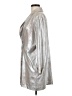 Zara Basic Metallic Silver Coat Size M - photo 5