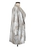 Zara Basic Metallic Silver Coat Size M - photo 4