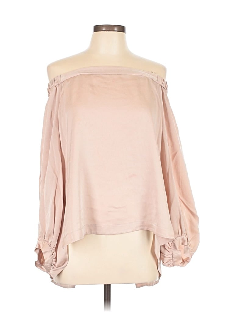 Pre-owned Bcbgmaxazria 3/4 Sleeve Blouse In Pink