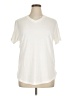 Assorted Brands Solid Ivory Short Sleeve T-Shirt Size XL - photo 1