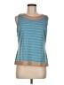 St. John Blue Sleeveless Top Size M - photo 1