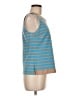 St. John Blue Sleeveless Top Size M - photo 4