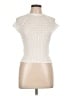 Zara Ivory Short Sleeve Top Size S - photo 1
