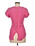 Blu Pepper Pink Short Sleeve Blouse Size M - photo 2