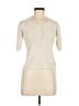 Halston Ivory Silk Cardigan Size M - photo 1